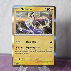 Miraidon 080/198 Pokemon TCG Holo Rare